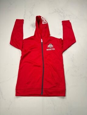 Rivalry Threads Hoodie Red Ohio State Buckeyes - Boys Large